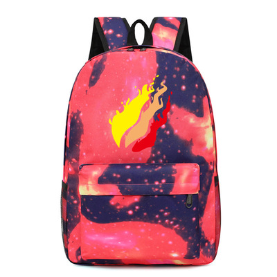 prestonplayz印花个性图案学生书包户外旅行运动背包休闲双肩背包