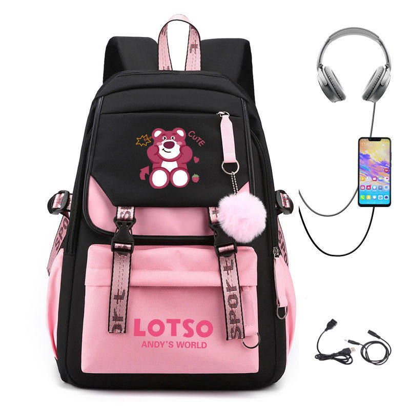 草莓熊书包中小学生可爱大容童轻便护脊背包便携双肩包儿童,文具电教/文化用品/商务用品,学生书包,淘宝优惠券,粉丝福利购,淘宝优惠卷