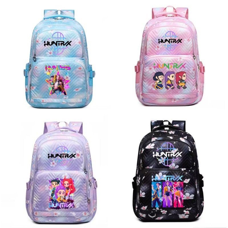 猎魔女团学生书包男孩女孩彩色洋气甜美背包校园大容量透气背包,文具电教/文化用品/商务用品,学生书包,淘宝优惠券,粉丝福利购,淘宝优惠卷