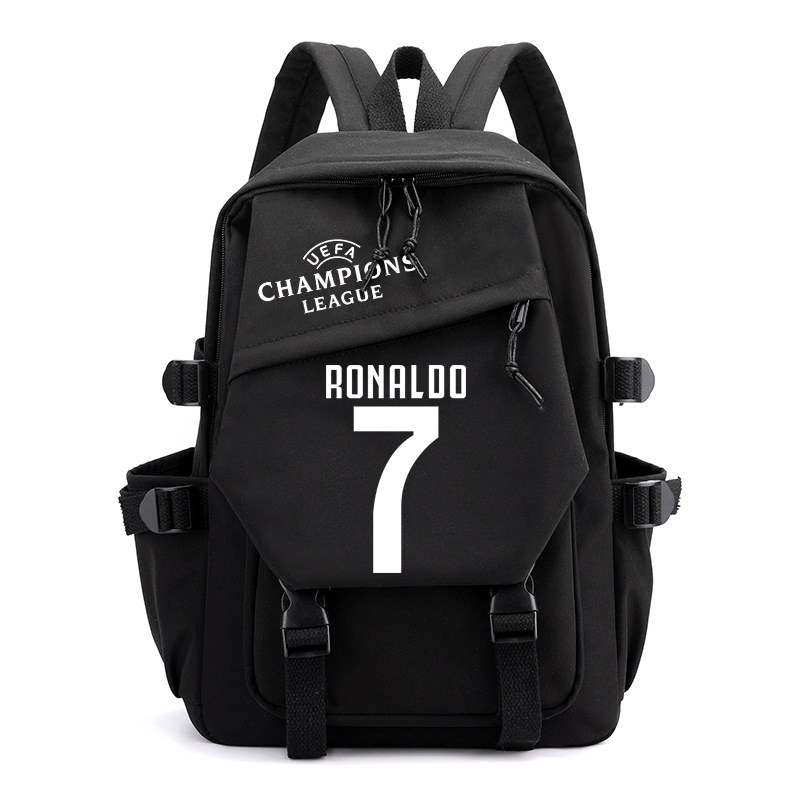 亚马逊足球明星印花双肩背包青少年学生书包大容量户外背包,文具电教/文化用品/商务用品,学生书包,淘宝优惠券,粉丝福利购,淘宝优惠卷