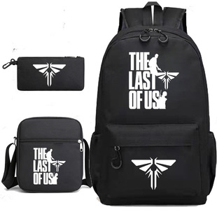 US中学生校园书包背包笔袋午餐包三件套 Last 跨境热销rThe