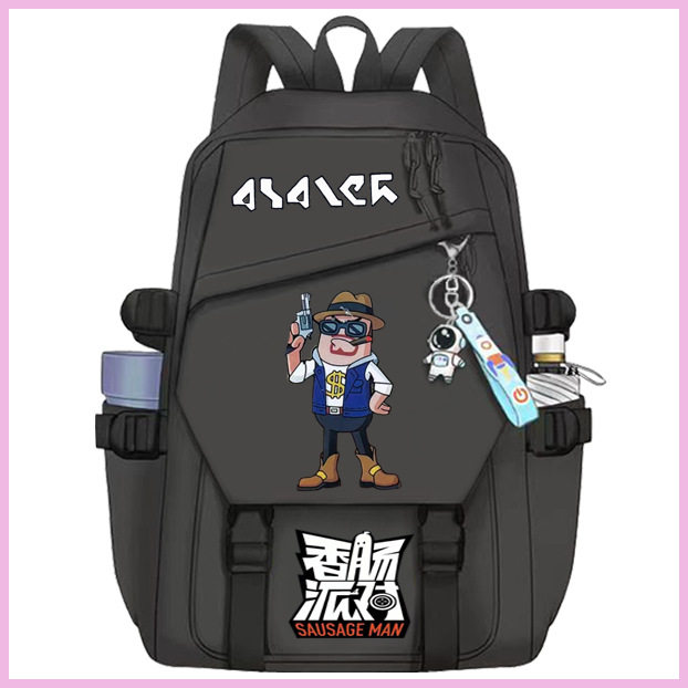 香肠派对双肩背包校园新款学院风动漫二次元香肠派对学生爆款书包