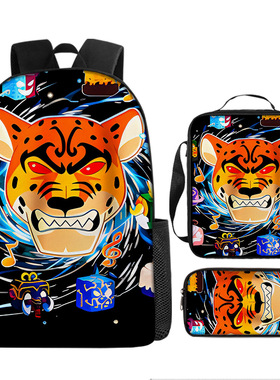 ROBLOX blox fruits中小学生书包儿童背包大容量双肩包挎包笔袋