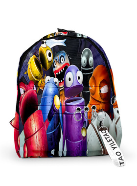 3D新品恐怖游戏回收行动 R.E.P.O repo 双肩背包中小学校男女书包