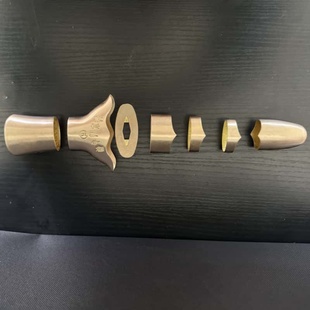 单独装具龙泉双手剑黄铜装具细剑太极武术练习配件未开刃