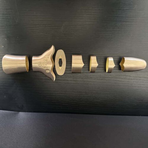 单独装具龙泉双手剑黄铜装具细剑太极武术练习配件未开刃