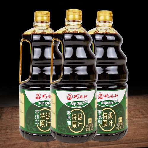 巧媳妇正品特级粮食酿造原汁酱油
