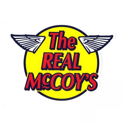 日本THE REAL MCCOY复古车贴改装贴纸车身机车踏板组电动摩托车改