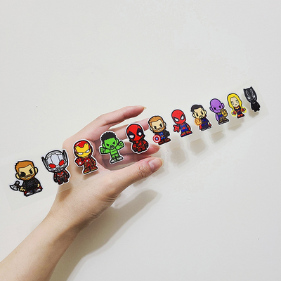 贴纸划痕蜘蛛侠反光漫威卡通动漫Marvel车贴限时后窗