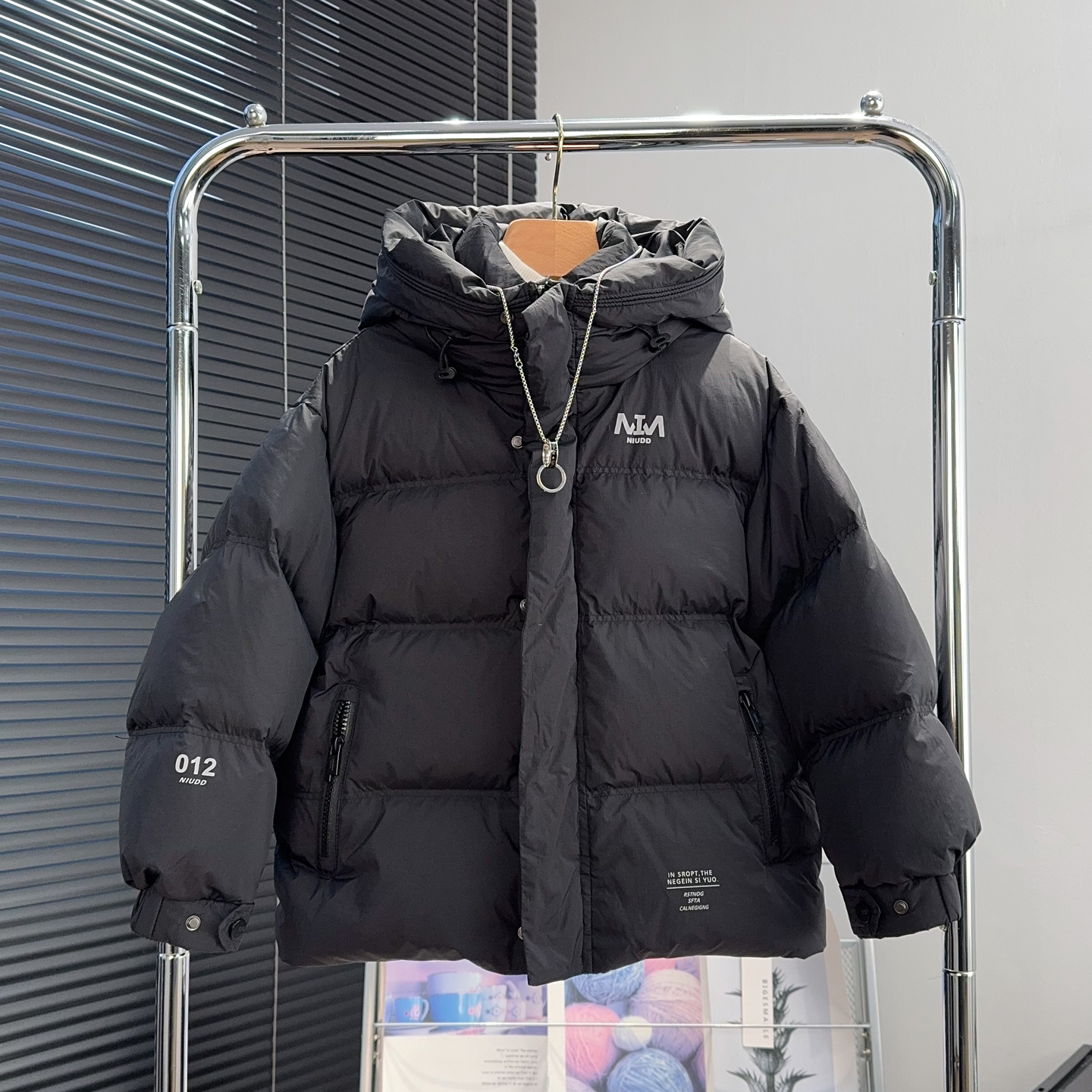 牛哆哆童装儿童连帽羽绒服