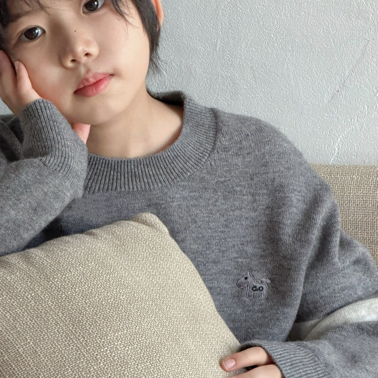 G+童装儿童学院风毛衣秋冬新款中大童针织衫男女童毛线衣潮52912