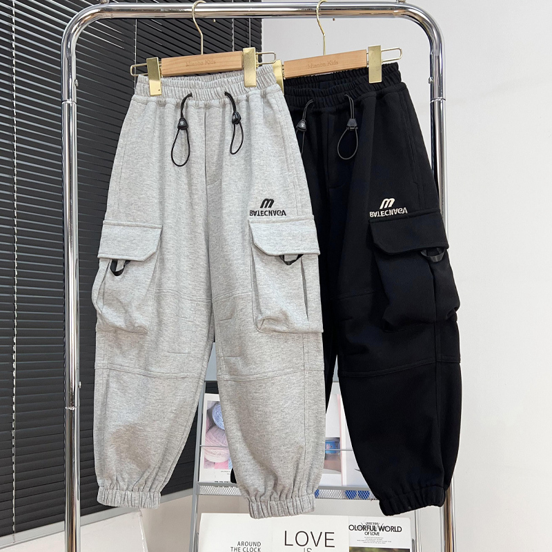 男童针织工装裤儿童休闲卫衣