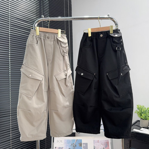 天依角童装儿童加厚工装裤