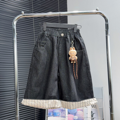 啦芙莱童装男女童牛仔中裤