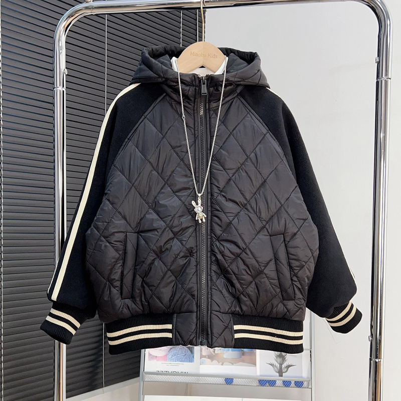 男童夹棉外套中大童棉衣