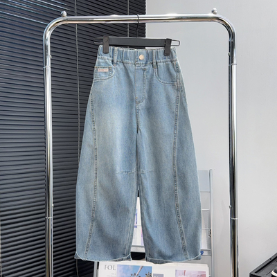 阳光爱橦童装男女童天丝牛仔裤