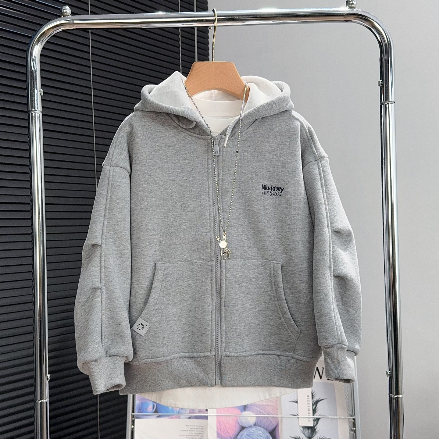 牛哆哆童装男女童连帽外套