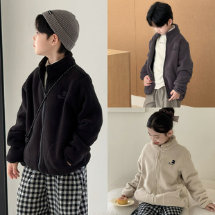 大E小e童装 中大童加厚上衣儿童校服神器5020 男女童奥粒绒外套冬装