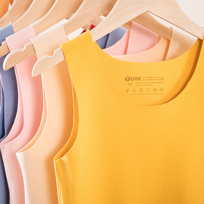 活力四射儿童男童保暖背心女童加绒舒适德绒亲肤内穿贴身冬保暖衣