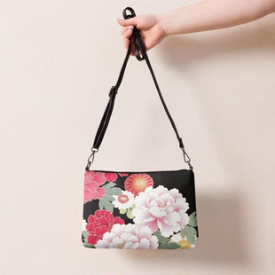 小挎包女手机包2025新款潮时尚韩版斜挎包软布小众设计手拿包