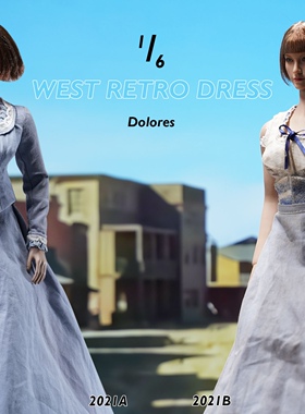 Wolford Toys新品：1/6 西部复古连衣裙WF-2021AB