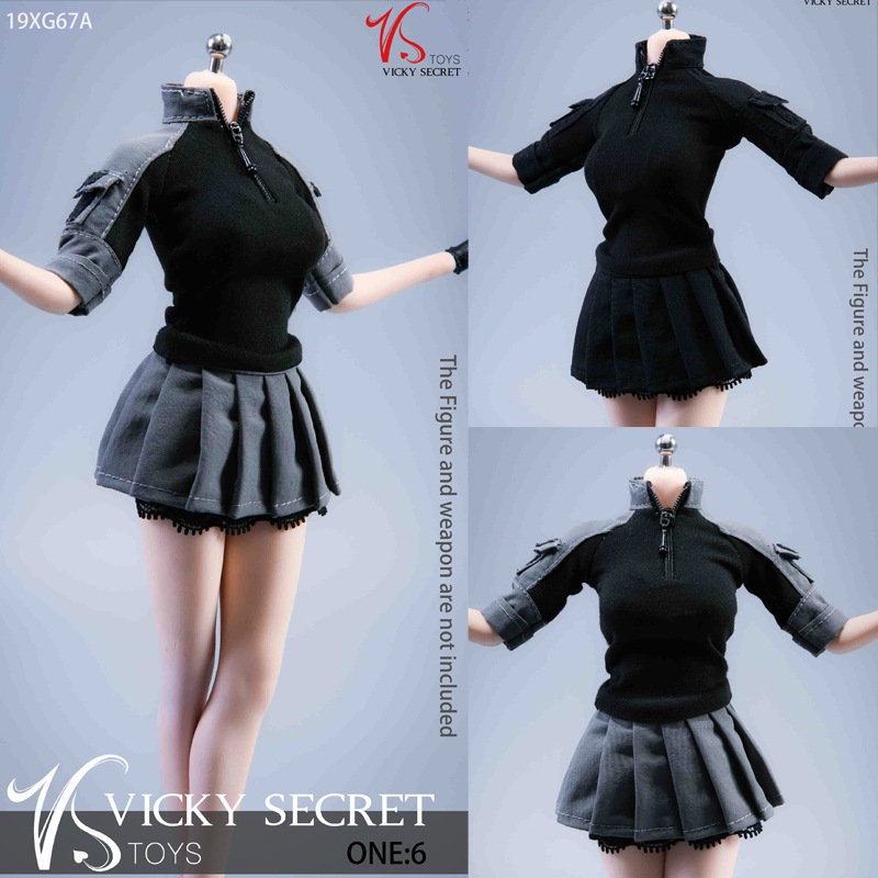 VSTOYS 新品 1/6 城市女作战服 19XG67 作训服短裙套装