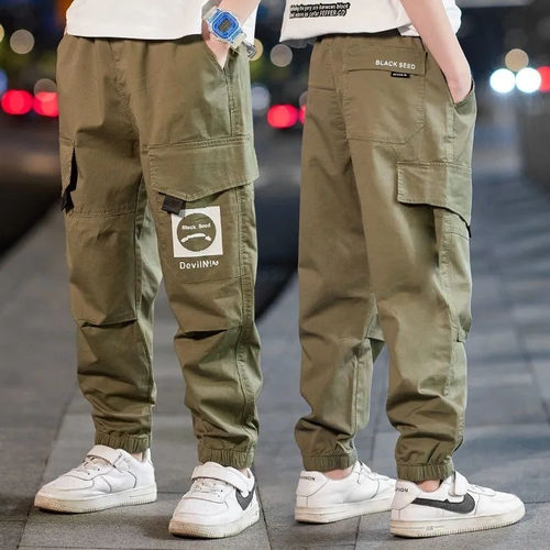 男童春秋工装裤2026新款休闲长裤