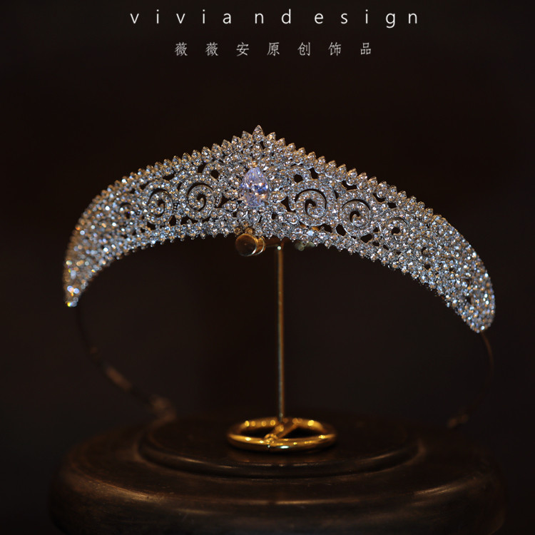 薇薇安水钻锆石闪闪优质皇冠
