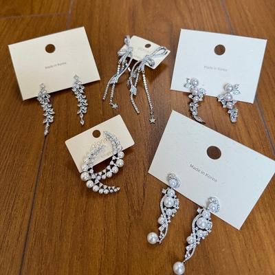 太耀眼了！值得入手的长款流苏耳环耳钩耳针显脸小宴会百搭耳饰