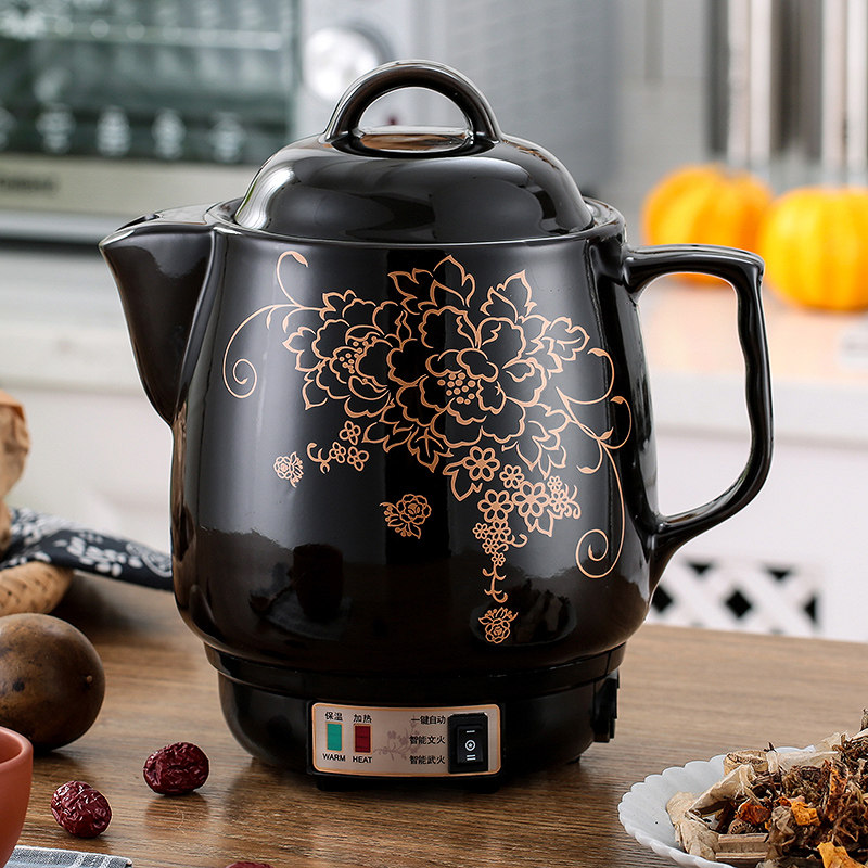 熬中药砂锅全自动电动一体机插电煎中医药罐家用陶土老式煲炖煮壶
