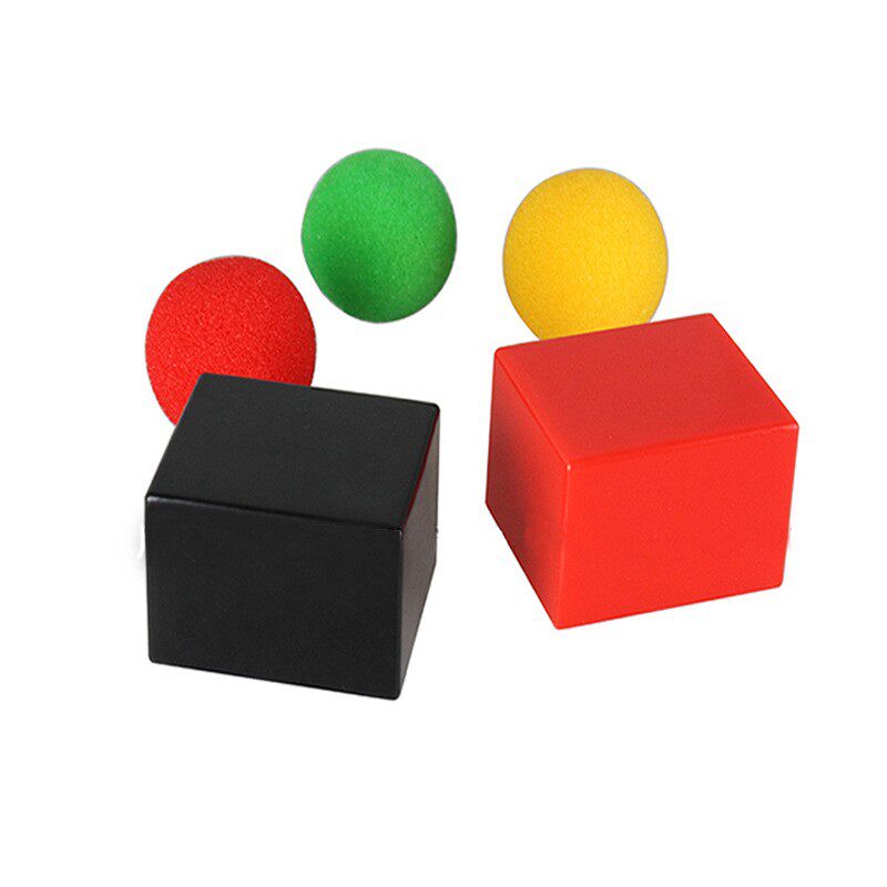 潘多拉宝盒 三球套盒 空间魔盒海绵球神秘盒子近景魔术道具