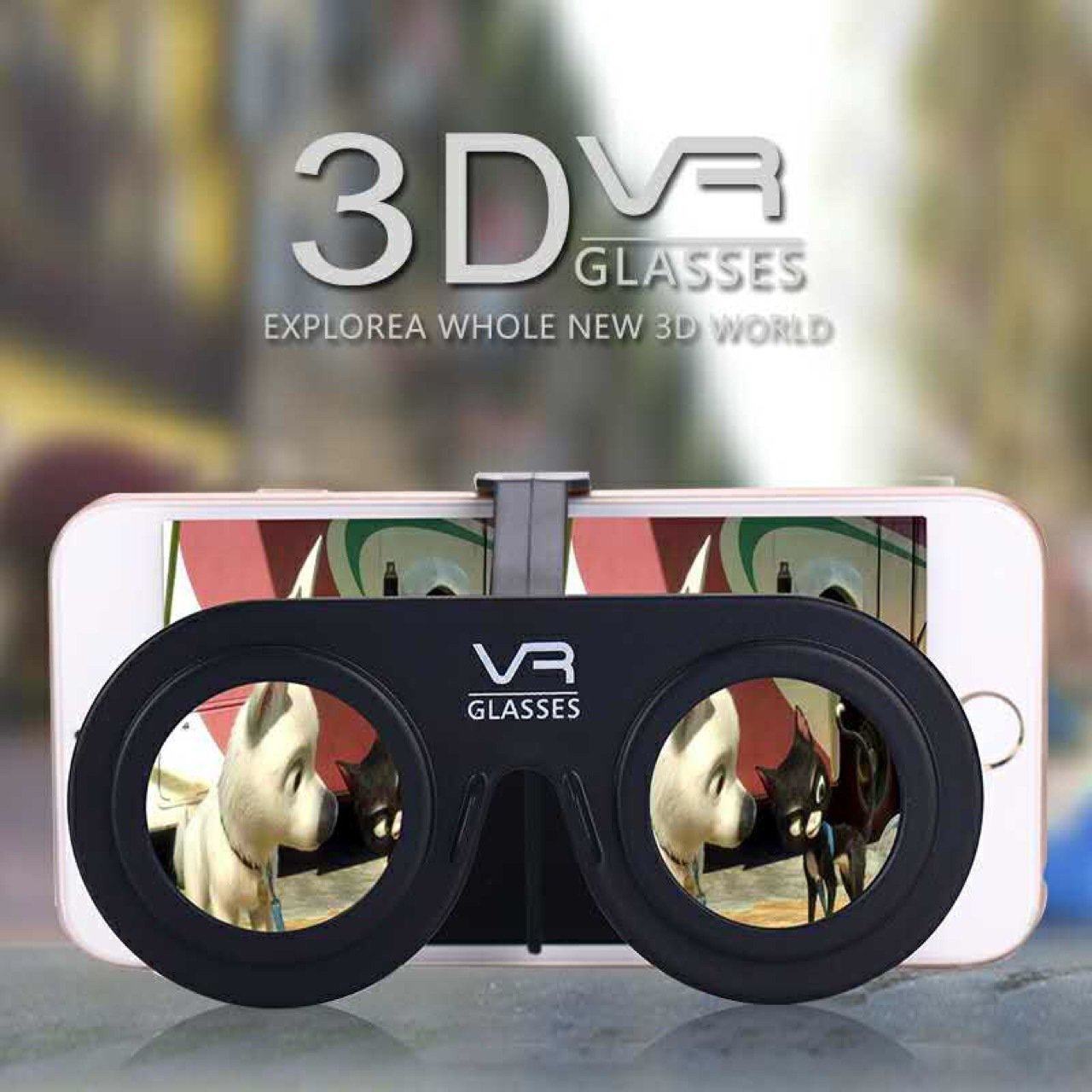 塑胶便携式轻便3d高清手持vr眼鏡4.5寸手机5寸手机可用