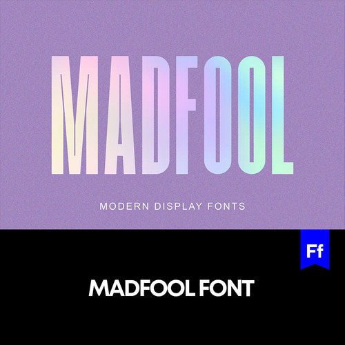 Madfool 无衬线时尚超窄英文字体logo标识美工字体安装下载mac