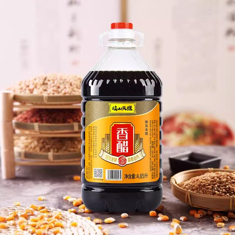 陕西岐山天缘香醋约5斤/10斤桶装酿造醋凉拌菜凉皮臊子面餐饮用醋