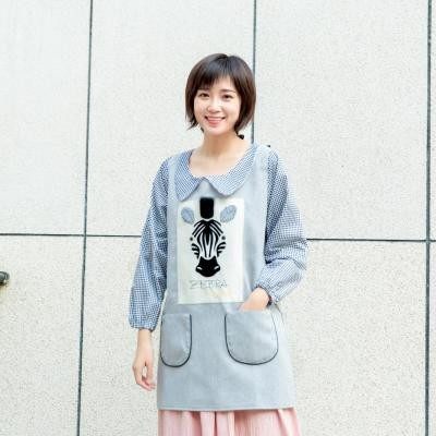 漫笛儿长袖女款时尚厨房家用围裙