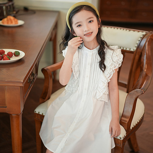清仓--53395吉米家族【纯真记忆】2026夏季女童连衣裙儿童裙子