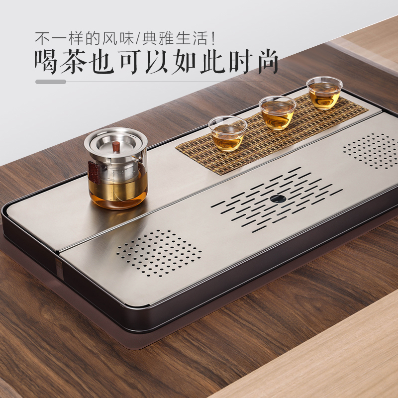 英国ORTOR茶盘不锈钢盘面时尚款