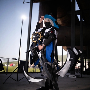 明日方舟cos三队长乌尔比安cos服乌尔比安cos乌尔比安cos假发鞋子