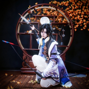 现货孙权cos服游戏王者荣耀孙权cosplay孙权cos孙权cos服孙权假发