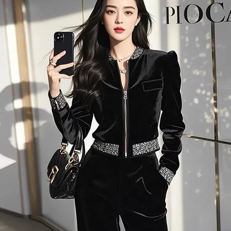 轻奢高级感时尚套装女