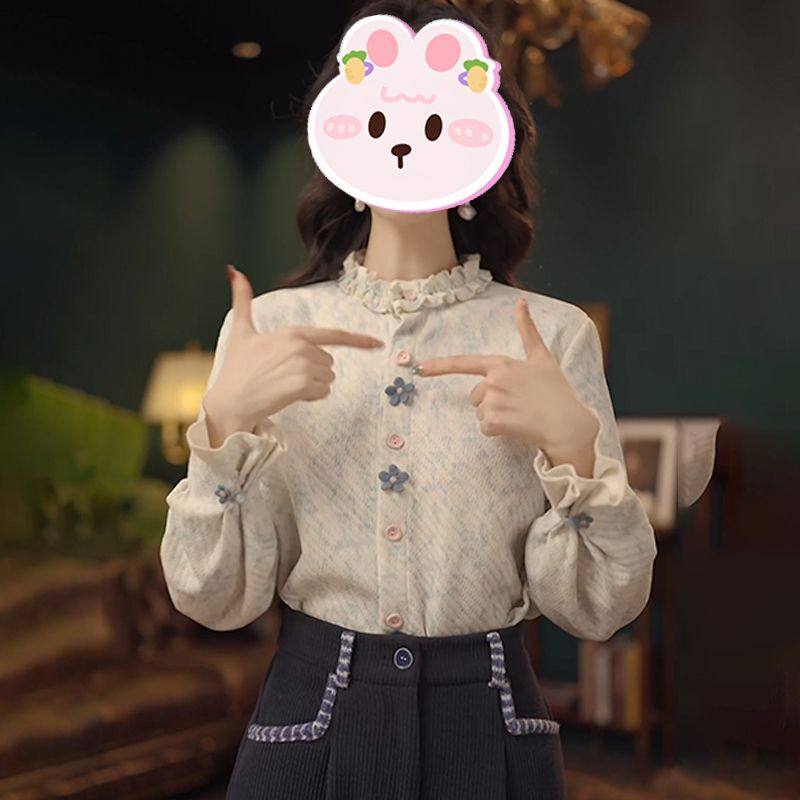 复古港风休闲百搭衬衫女2025冬季新款气质简约宽松显瘦长袖上衣潮,女装/女士精品,衬衫,淘宝优惠券,粉丝福利购,淘宝优惠卷