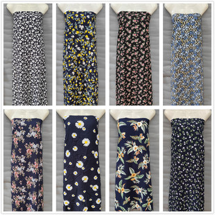 新款碎花棉绸布料 夏季清凉亲肤 手工 DIY 服连衣裙睡衣服装面料