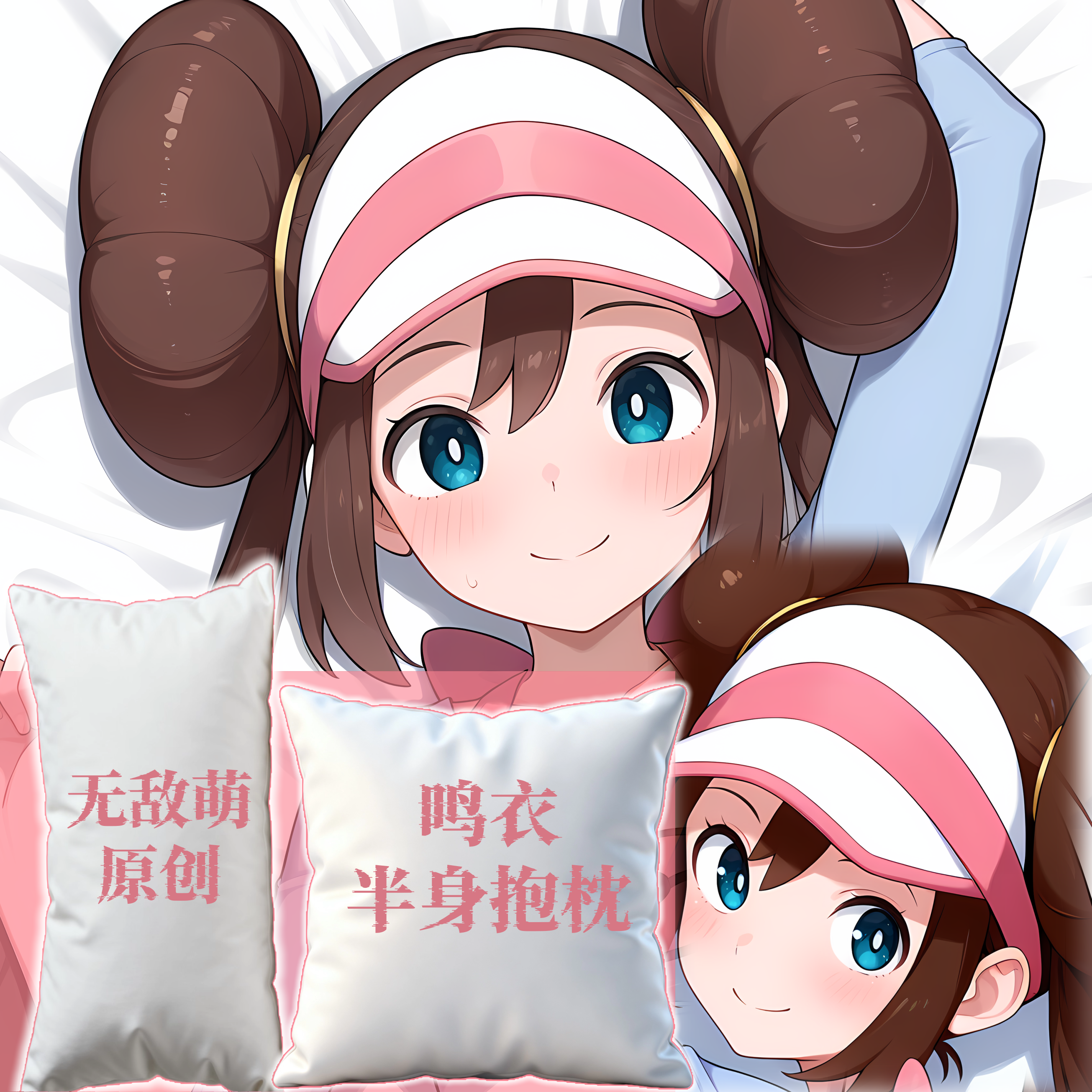 [无敌萌原创]半身长方抱枕靠枕头定制宝可梦鸣衣二次元动漫周边