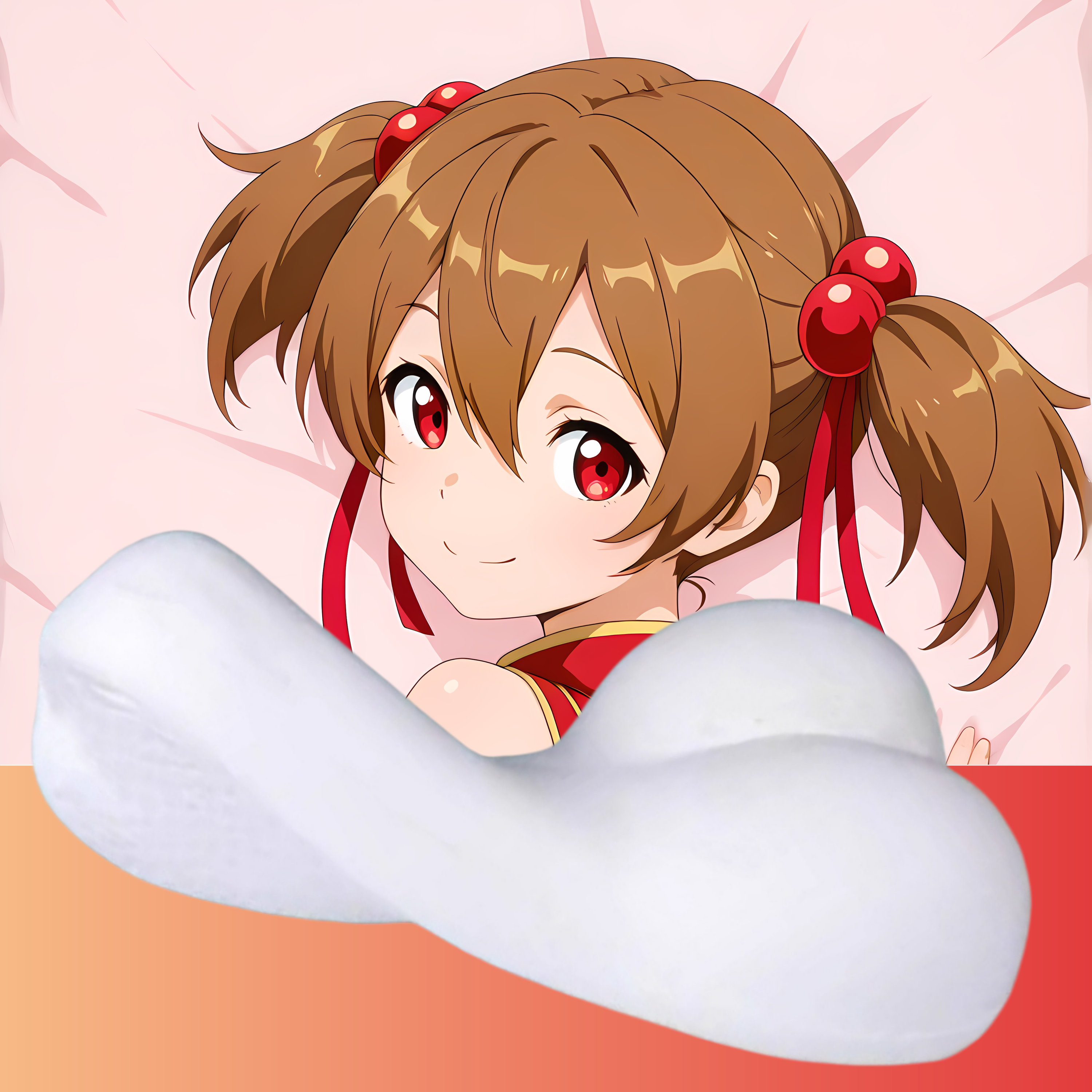 原创半身异形抱枕人形小靠枕头定制公主连刀剑神域西莉卡游戏动漫