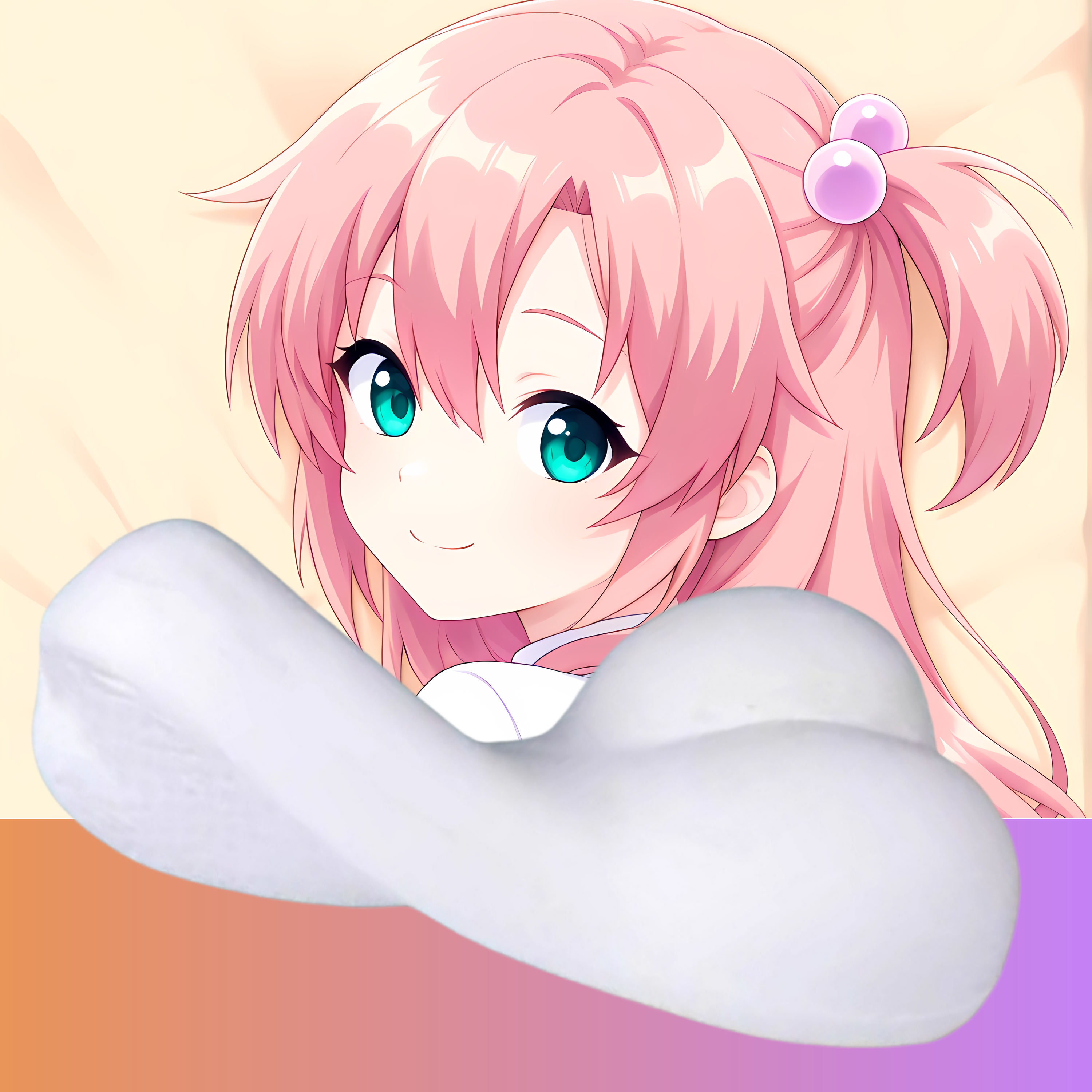 原创-半身异形抱枕人形靠枕定制时间支配者 巫女二次元游戏动漫