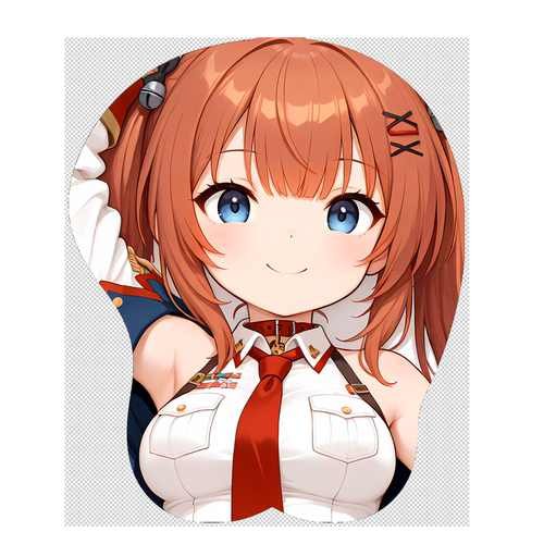 原创-3d胸部立体硅胶鼠标垫定制碧蓝航线 抚顺二次元游戏动漫周边
