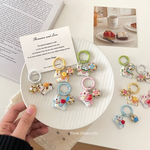 小马铃铛迷你钥匙扣新年挂件