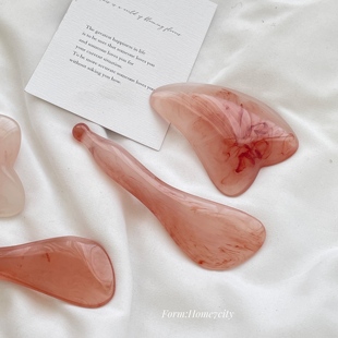 2个套装!面部刮痧板眼部消肿按摩器经络按摩提拉下颌线舒缓脸部