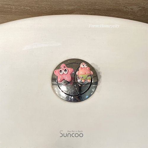 可爱创意马桶开关按压器