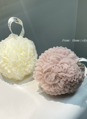 日式海藻泡泡沐浴球洗澡起泡绵密搓澡球耐用不散浴花柔软洗澡球